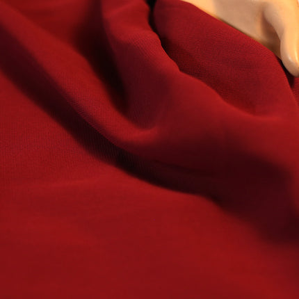 GEORGETTE RED SOLID FABRIC