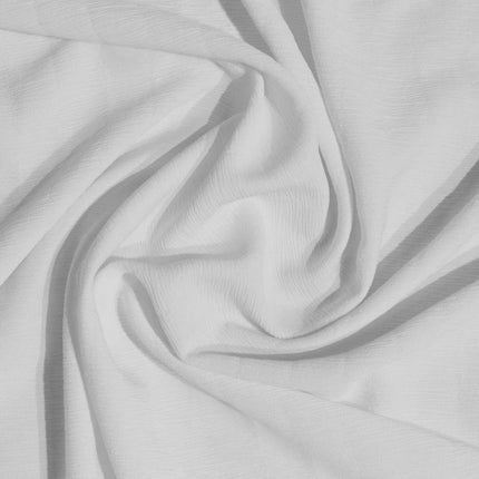 IMPORTED KOBRA TEXTURE FABRIC WHITE COLOR