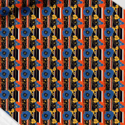 Stripes print fabric