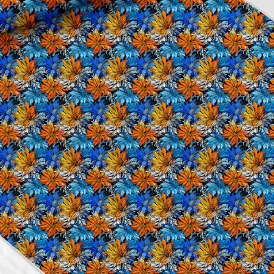 Floral print fabric