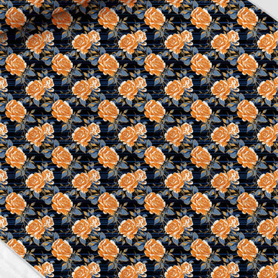 Floral print fabric