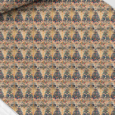 Floral print fabric
