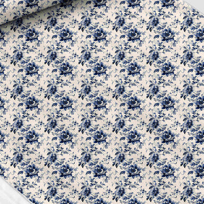 Vintage floral print fabric