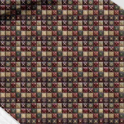 Geometric print fabric