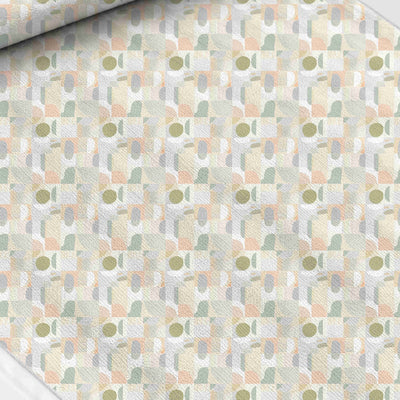Geometric print fabric