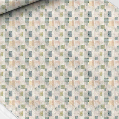 Geometric print fabric