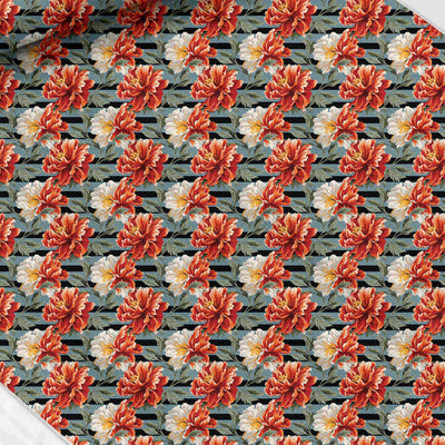 Stripes print fabric