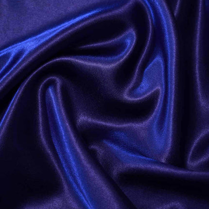 POLY HEAVY SATIN WITH SOFT FEEL BLUE COLOR