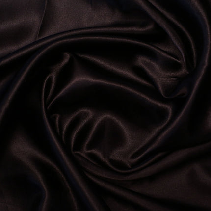 POLY HEAVY SATIN WITH SOFT FEEL BLACK COLOR