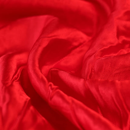 DYED VISCOSE SATIN RED COLOR