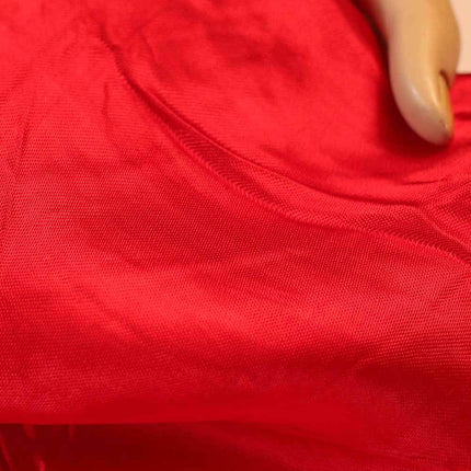 DYED VISCOSE SATIN RED COLOR