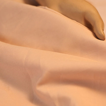 SOFT FEEL POLY CREPE PEACH COLOR