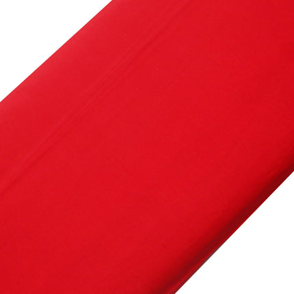 POLY HEAVY MOSS CREPE RED COLOR