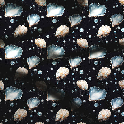 Latest Nautical Pearl Dreams Soft Crepe Printed Fabric