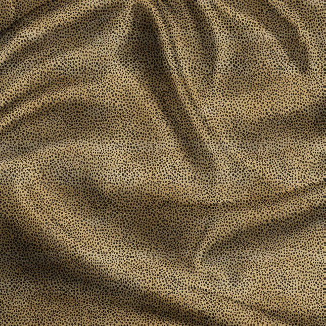 Premium Cheetah Animal Suede uSoft Satin Printed Fabric