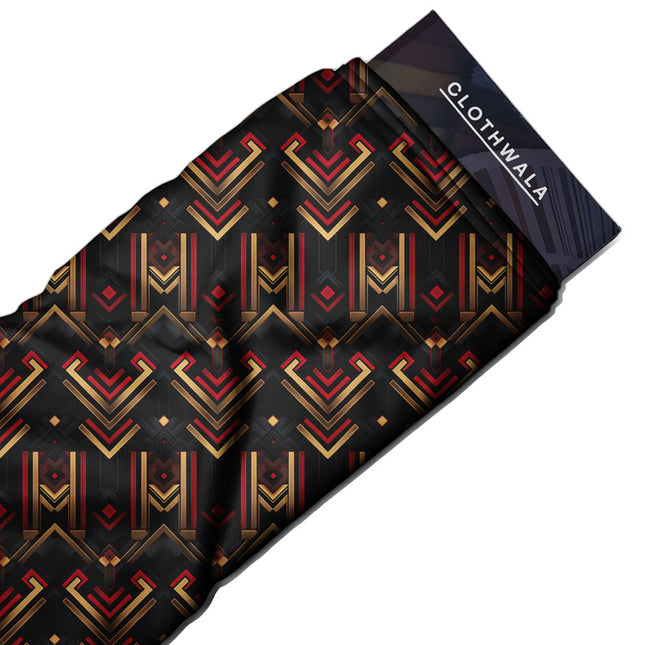 Must-Have Artistry Geometric Craft uSoft Satin Printed Fabric