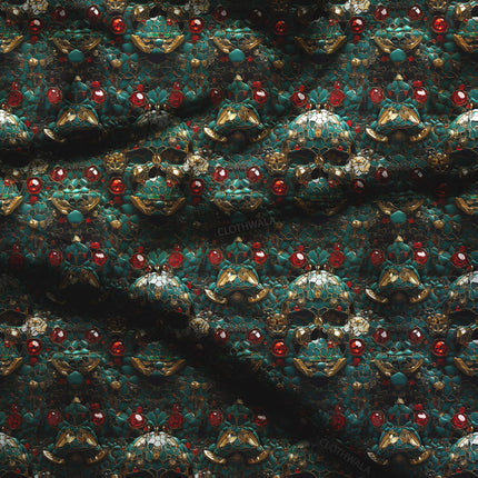 Elite Baroque Buccaneer Soft Crepe Printed Fabric