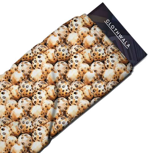 Latest Polka Classic - Whimsical Sphere Harmony Soft Crepe Printed Fabric