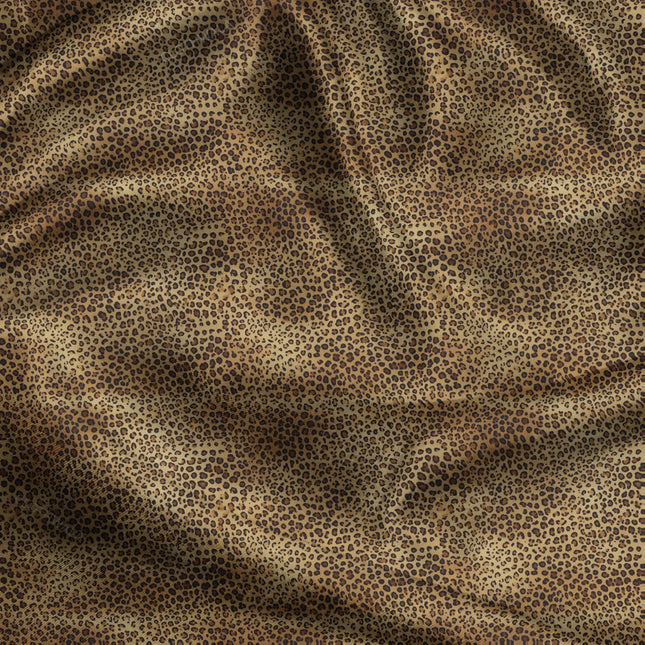 Luxury Jaguar Animal Jungle uSoft Satin Printed Fabric