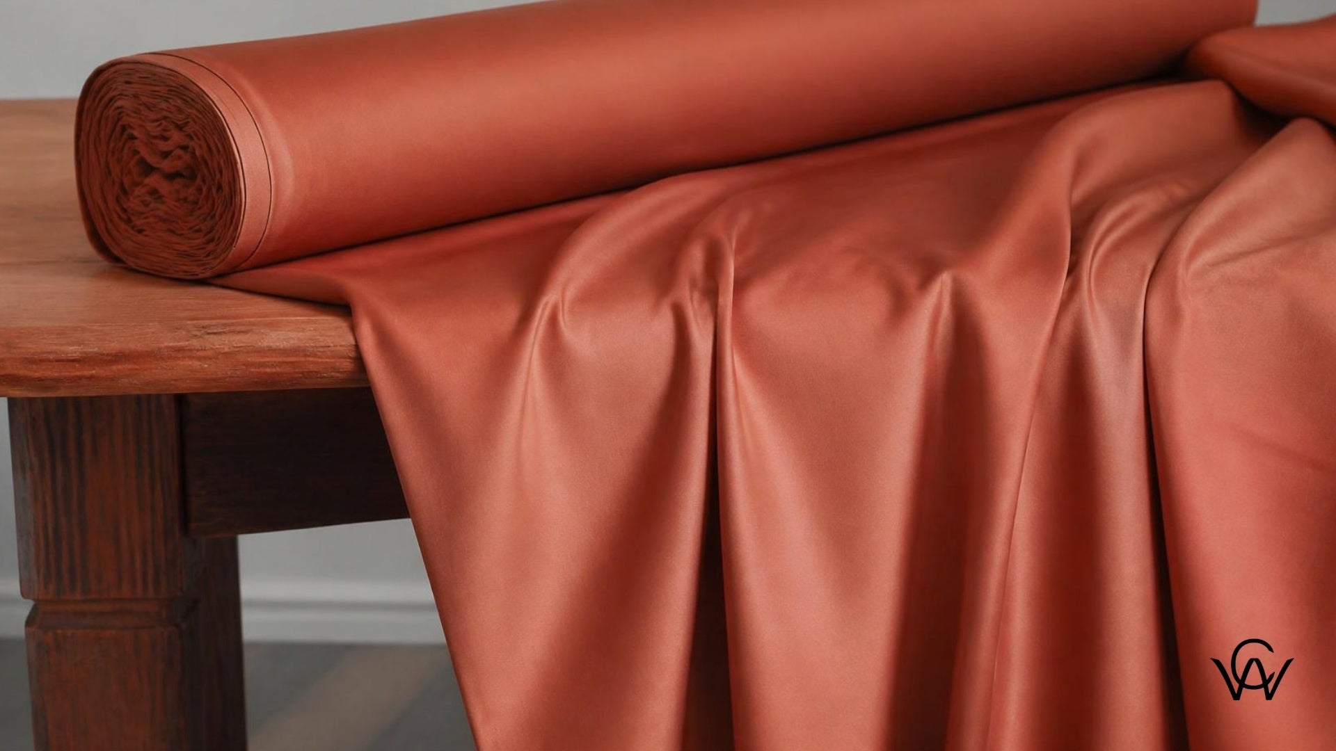 Rayon fabric draping gracefully - Clothwala fabric photography