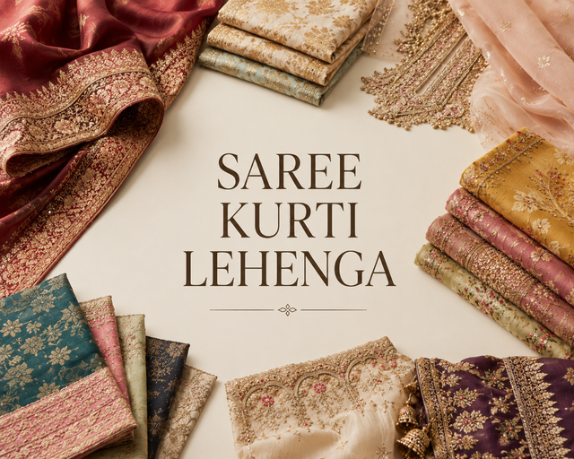 SAREE KURTI LEHENGA FABRIC