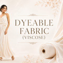 Dyeable fabric (viscose)