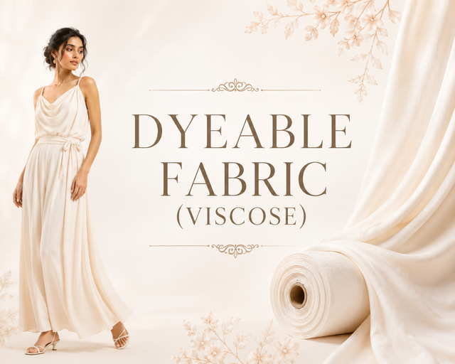 Dyeable fabric (viscose)