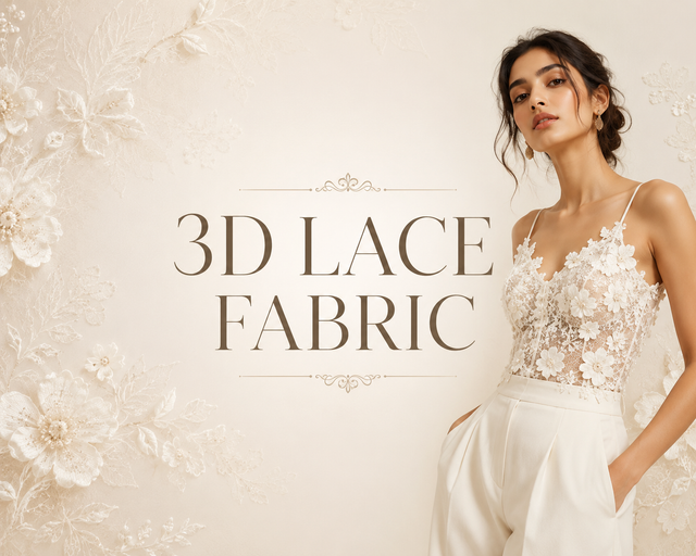 3d lace fabric