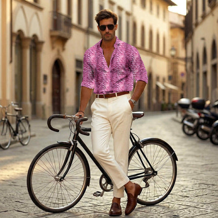 Hot Pink Floral Digital Print Fabric | Saree Lehenga Dupatta - Image 4