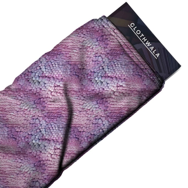 Dusty Rose Floral Digital Print Fabric | Anarkali Kaftan Dress - Image 2