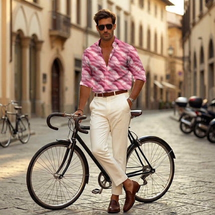 Dusty Rose Floral Digital Print Fabric | Saree Lehenga Dupatta - Image 4