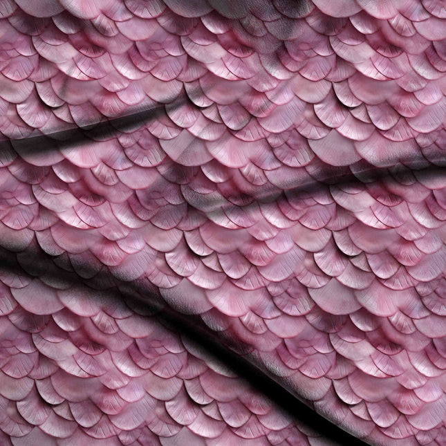 Dusty Rose Floral Digital Print Fabric | Saree Palazzo Blouse - 24783