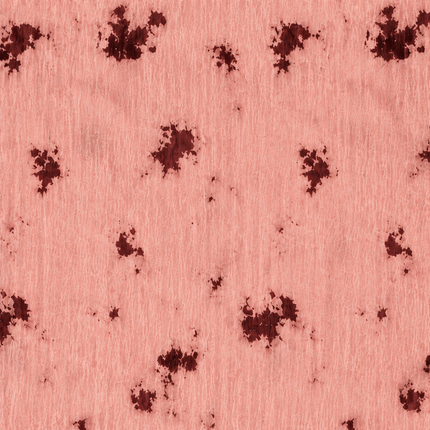 Dusty Pink & Deep Maroon Abstract Splatter Print Fabric