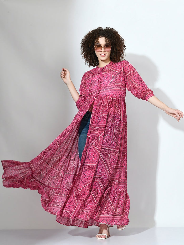 Dress made with Clothwala fabric by Arif