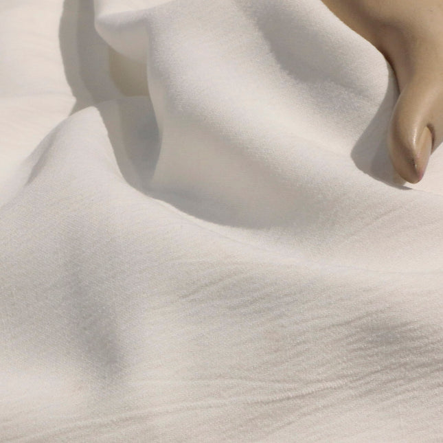 HEAVY AMAZON WHITE TEXTURE FABRIC