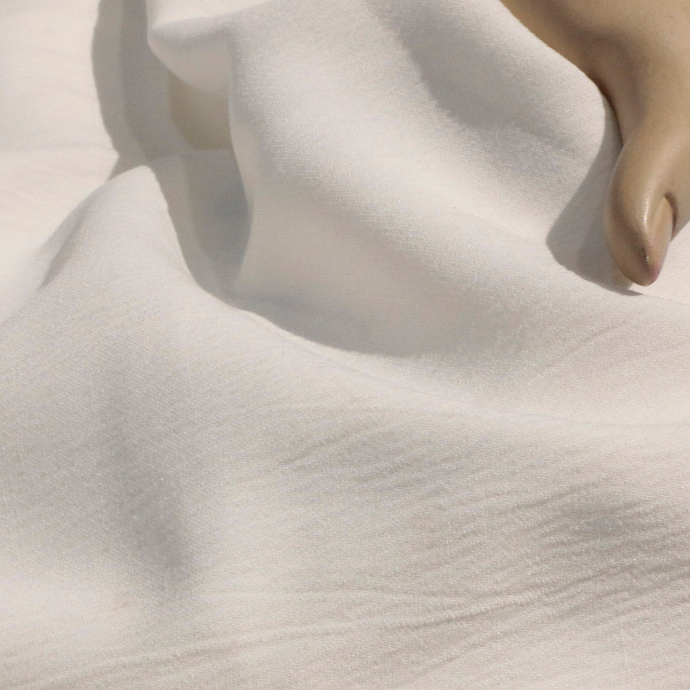 HEAVY AMAZON WHITE TEXTURE FABRIC - Buy Texture Fabric Wholesale Online India | Clothwala
