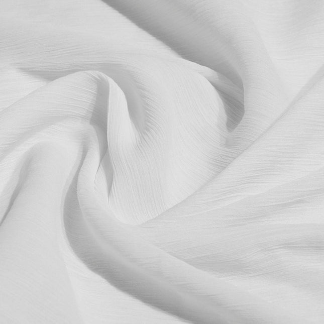 HEAVY CHIFFON WHITE COLOR