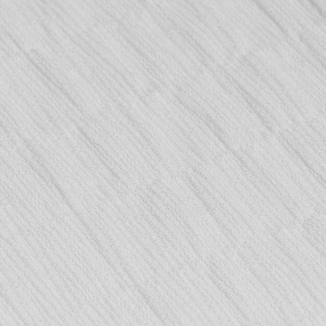 IMPORTED KOBRA TEXTURE FABRIC WHITE COLOR