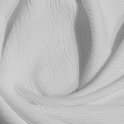 SPUN CHIFFON WHITE COLOR