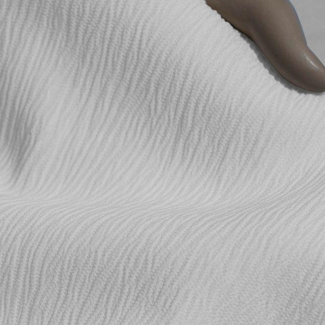 SPUN CHIFFON WHITE COLOR