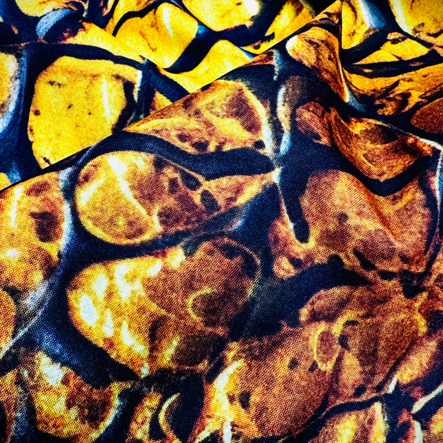 3D Luxe Polycrepe Printed Fabric – Super Lightweight & Premium Texture