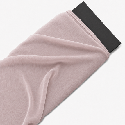 Pink Poly Chiffon Fabric