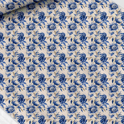 Floral print fabric