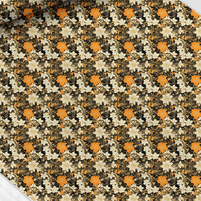 Vintage floral print fabric