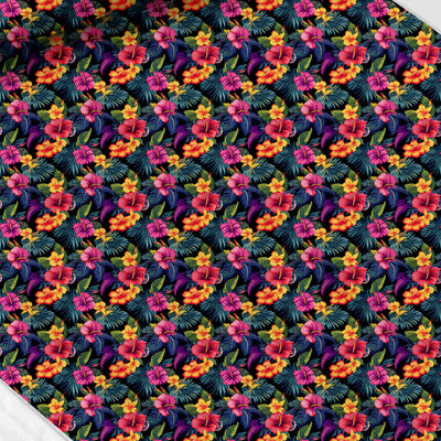 Tropical print fabric