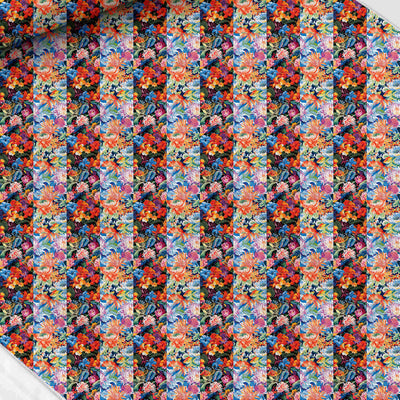 Tropical print fabric
