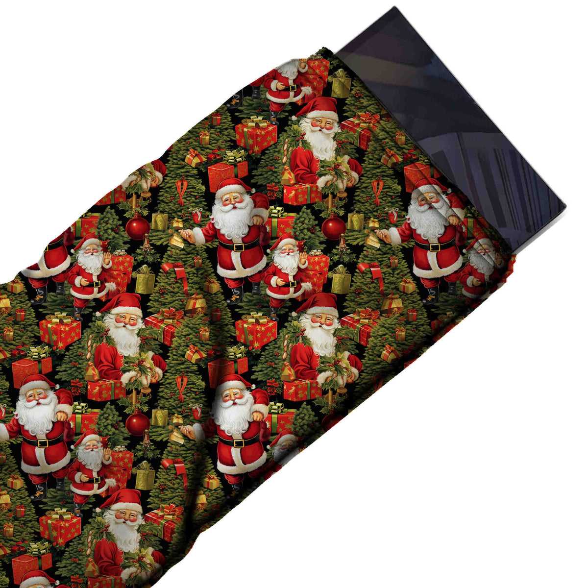 Flat fabric swatch: tightly packed one-way collage print of large realistically shaded, design Design No_4820, Clothwala