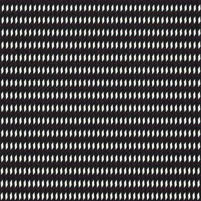 Black & White Diamond Dash Print Fabric — design 1466MS21-ABMP/ DS-223, Clothwala