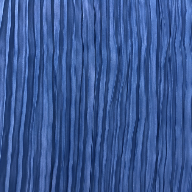 Blue Solid Poly Japanese Satin Fabric — design 449SC-ABDT/DS-162, Clothwala
