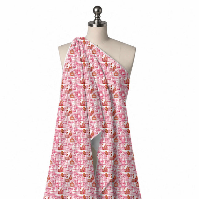 Draped on a mannequin: all-over one-way scene of dimensional, design Design No_4941, Clothwala